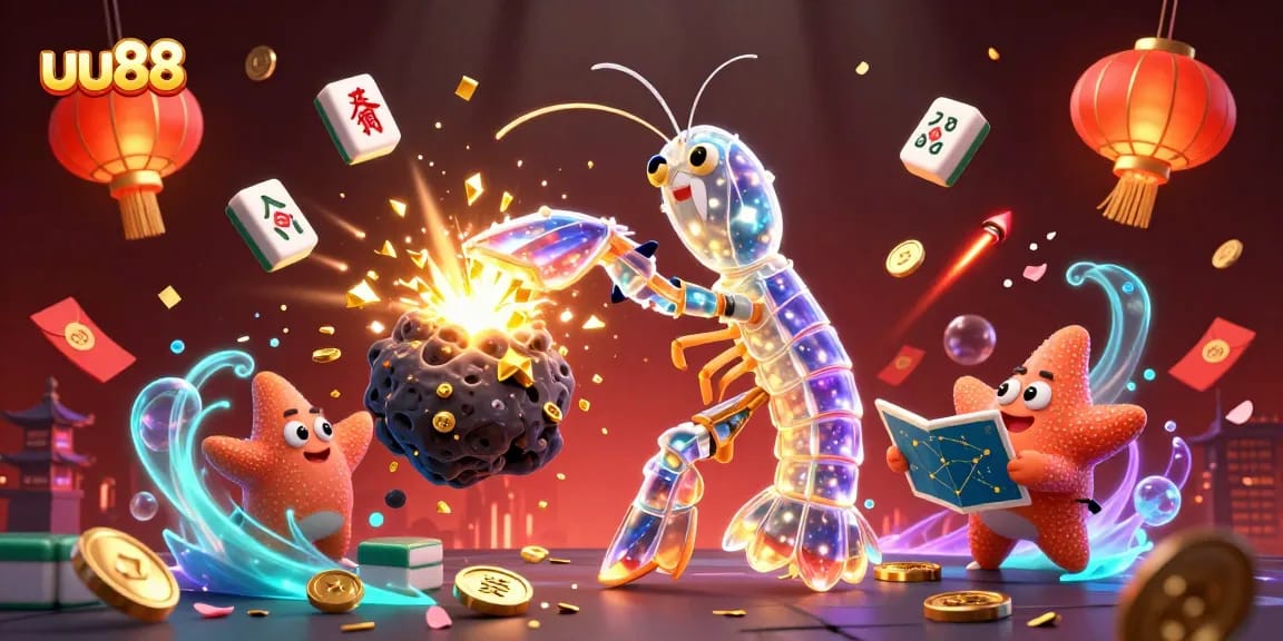 Experience exhilarating games at uu88, featuring vibrant 3D illustrations of samurai and lucky symbols.