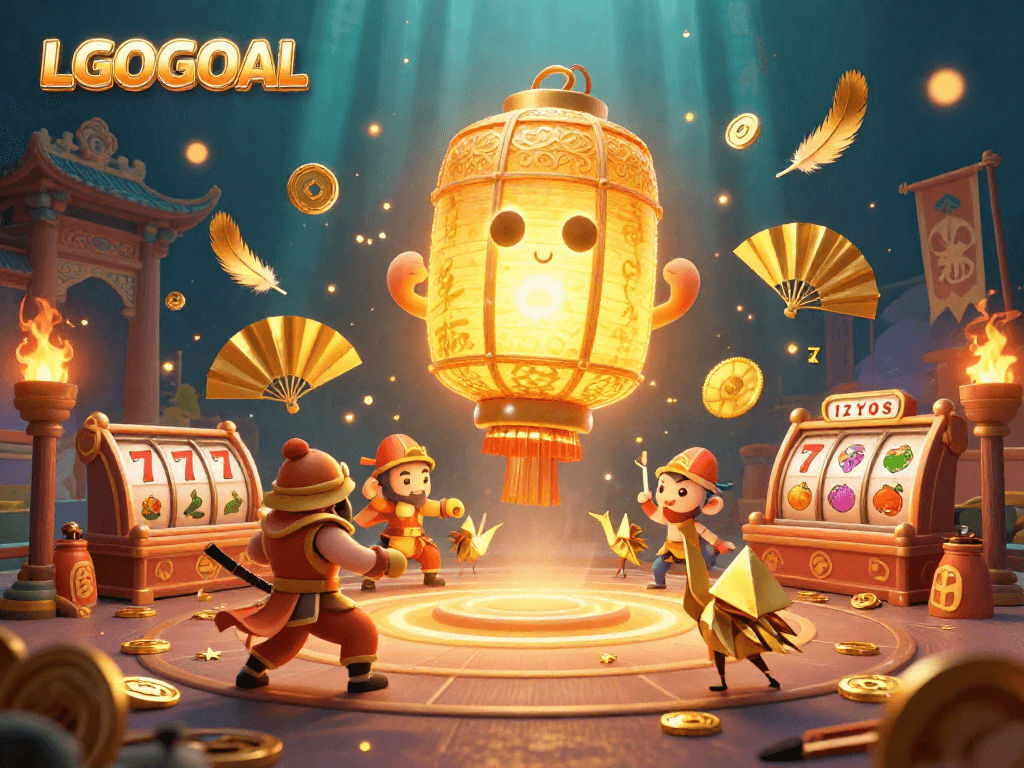 Experience dynamic fun with LGOGOAL's vibrant online casino, featuring energizing game elements and characters.