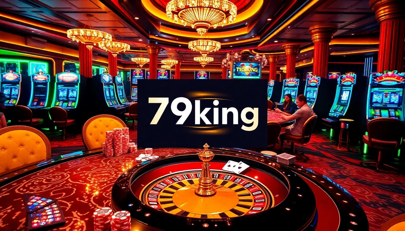 Experience thrilling gameplay at 79king with exciting casino tables and vibrant slot machines.
