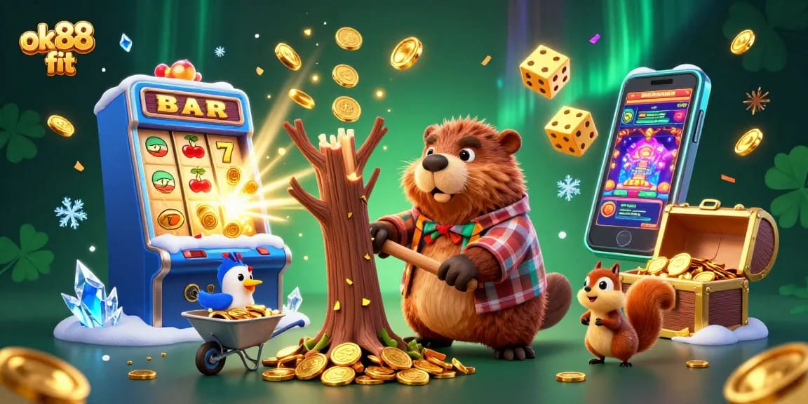 Engage in exciting gameplay with ok88 fit and explore vibrant casino adventures featuring beavers and gold!