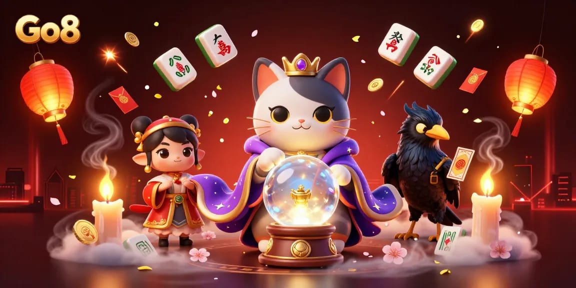 Engage with the vibrant world of gambling at Go8 featuring dynamic casino elements and enchanting characters.