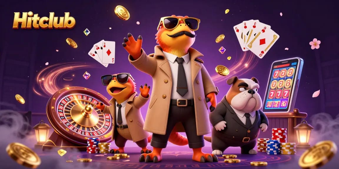 Engage with Hitclub's thrilling VIP casino lounge featuring raptors in disguise.