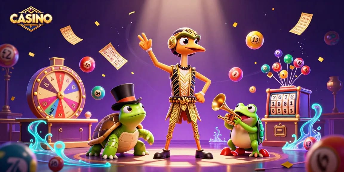 Join the fun at the CASINO while enjoying a vibrant game atmosphere with lottery excitement!