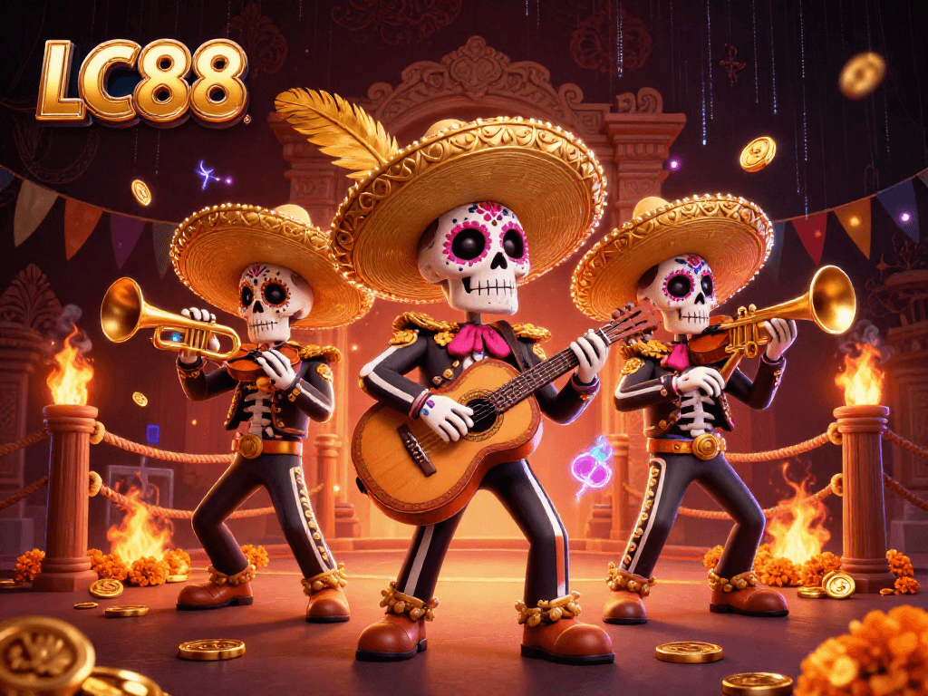 Engage with winning strategies at LC88, featuring vibrant festive gaming elements