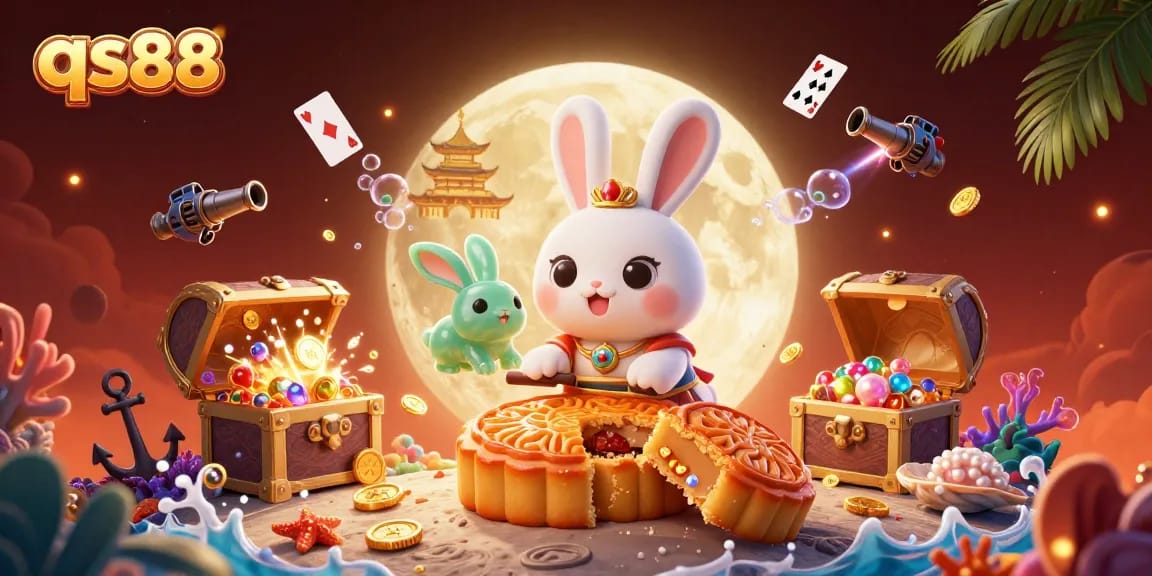 Experience thrilling wins at qs88 with a vibrant 3D casino illustration showcasing fun gaming elements.