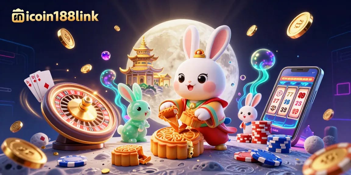 Bet on adventures with idcoin188link as the moon rabbit reveals exciting poker chips.