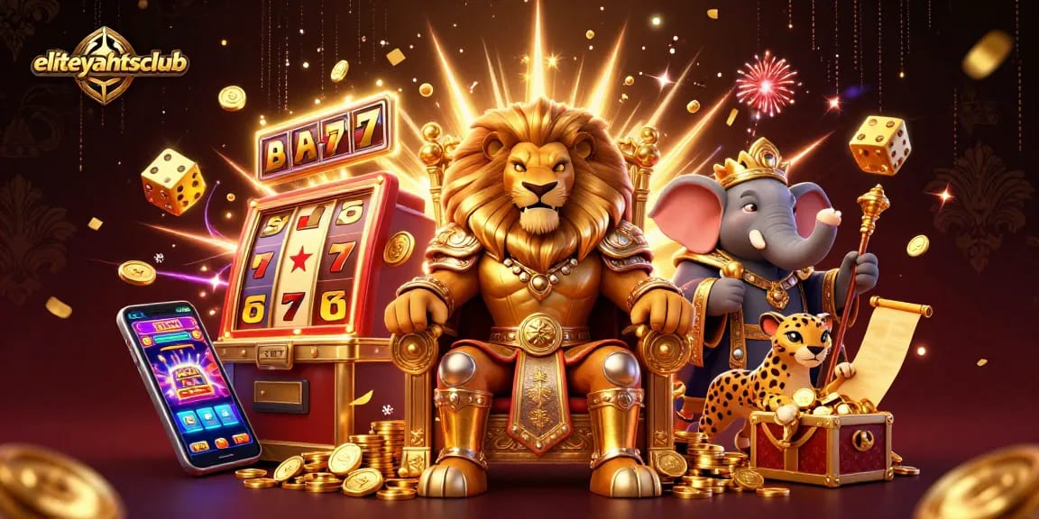 Experience thrilling gaming adventures with eliteyachtsclub at this dynamic casino scene.