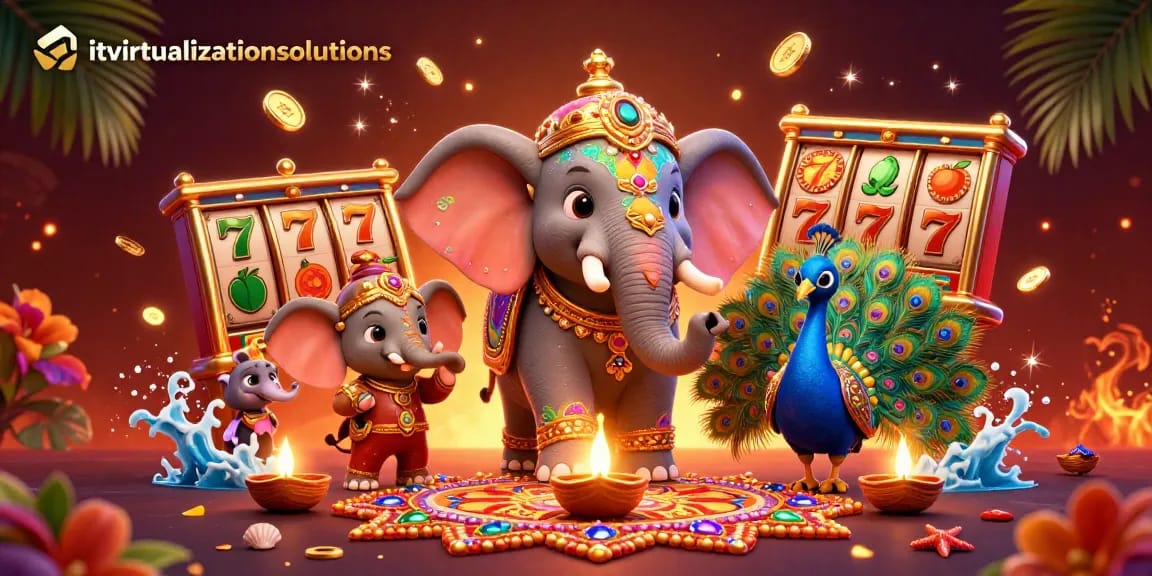 Experience the thrill of itvirtualizationsolutions with vibrant slot illustrations featuring fantastical characters.