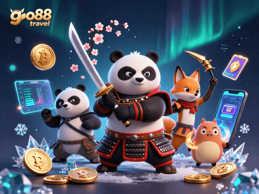 Trải nghiệm go88 travel với hình ảnh sinh động về cờ bạc trực tuyến và trò chơi đổi thưởng.