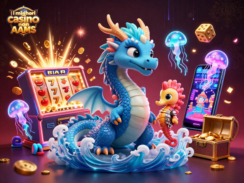 I migliori casino non AAMS: Gioca e vinci con la dragonessa d’acqua e il cavaliere di corallo