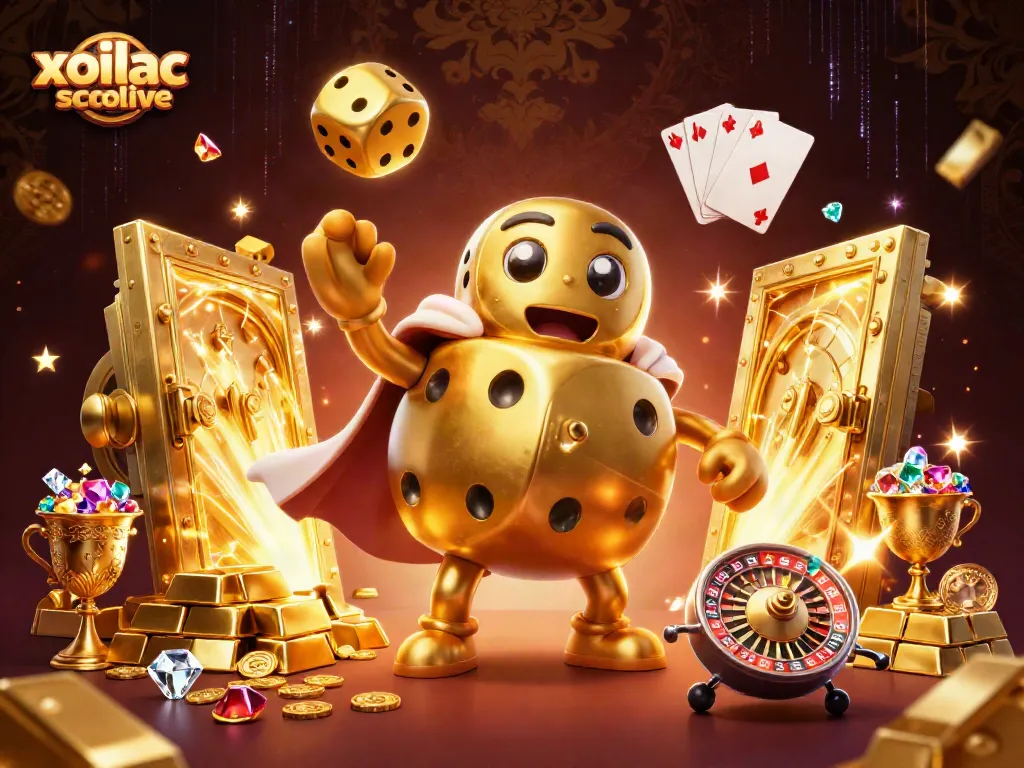 Experience the excitement of xoilac socolive with captivating gaming characters in a dynamic scene.