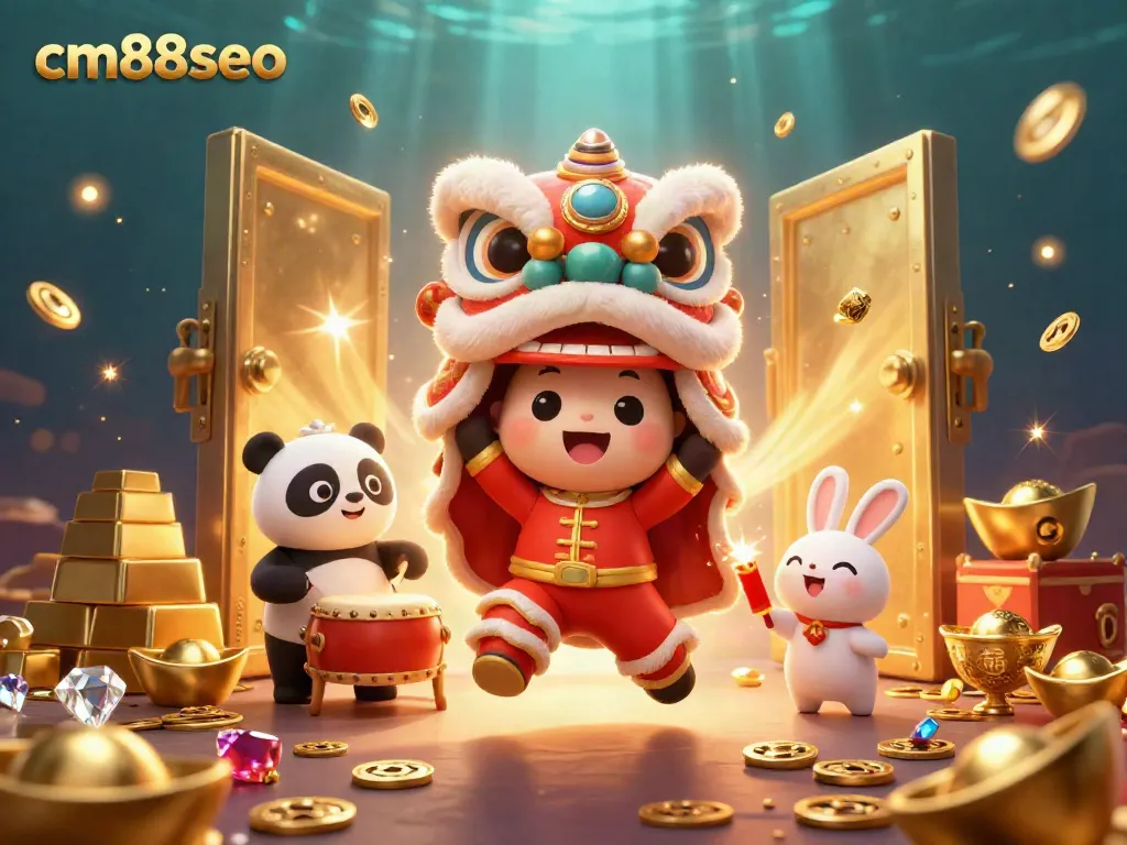 Experience the excitement of cm88seo with vibrant casino elements and lively characters.