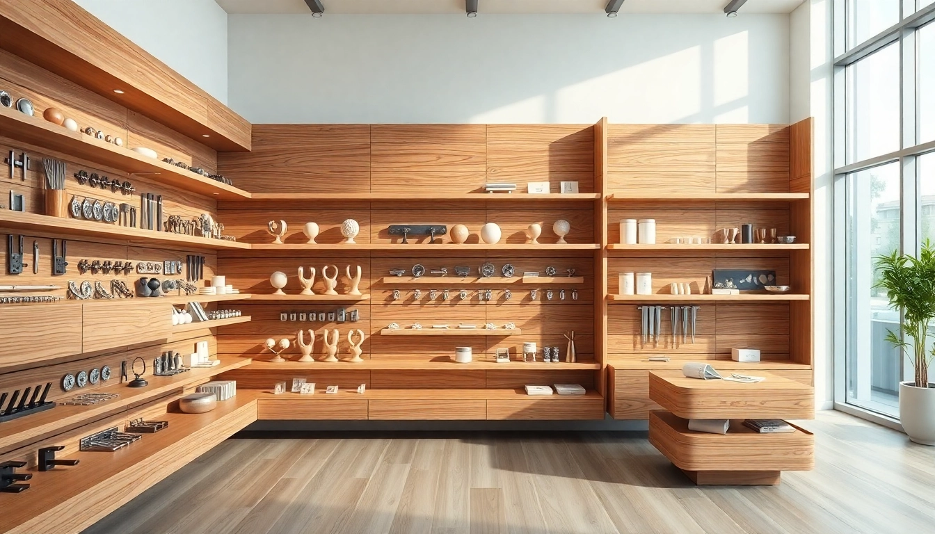 Showcases diverse offerings from a furniture hardware supplier, featuring elegant knobs and hinges.