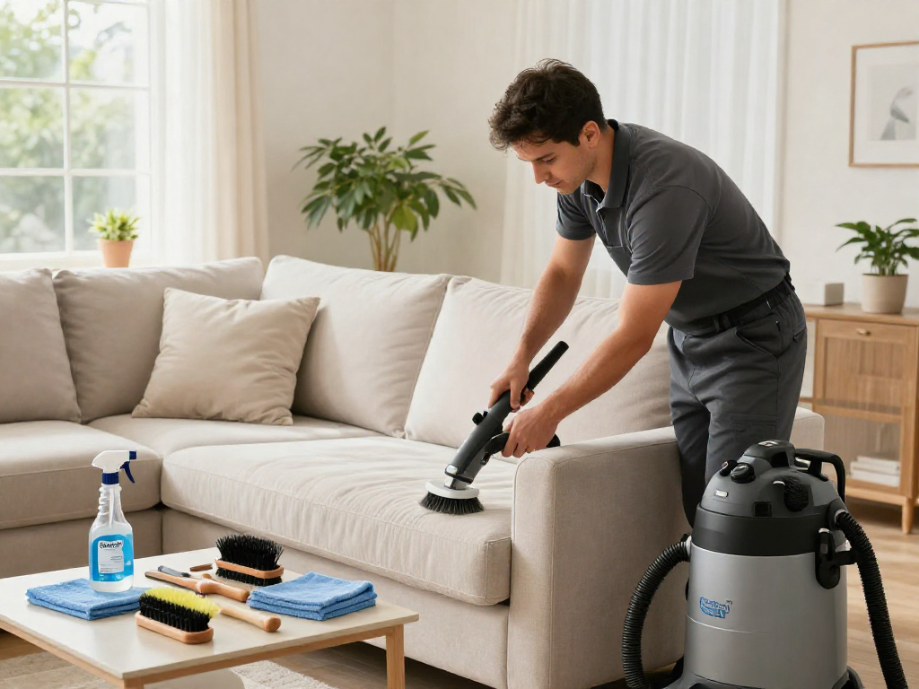 Pranie tapicerki we Wrocławiu przez profesjonalistów panda-cleaner.pl, czyste sofy i przyjazna atmosfera.