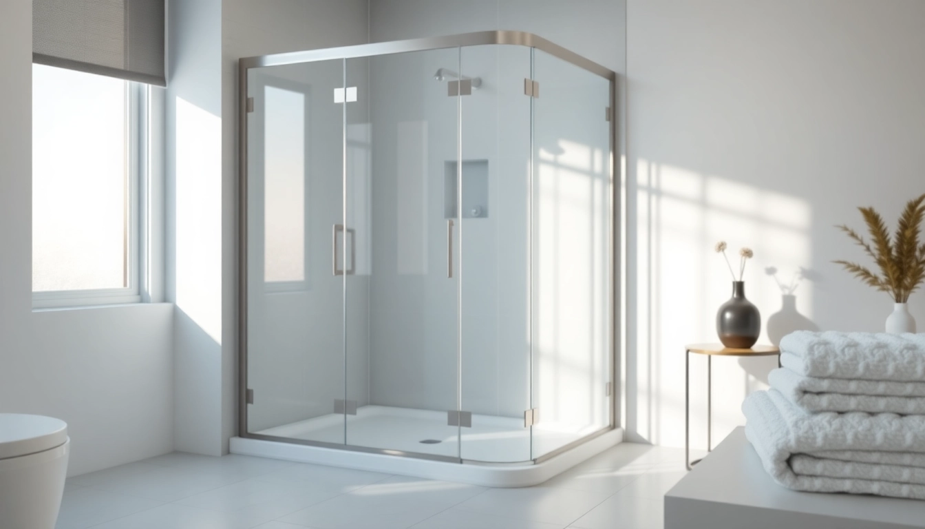 Duschkabine 80x80 Eckeinstieg in modernem Badezimmer mit eleganten Designelementen.