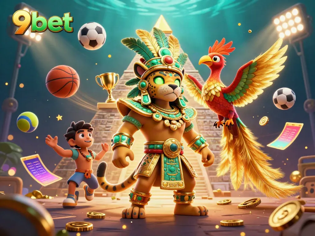 Experience the thrill of winning with 9bet's dynamic sports betting action packed in vibrant detail.