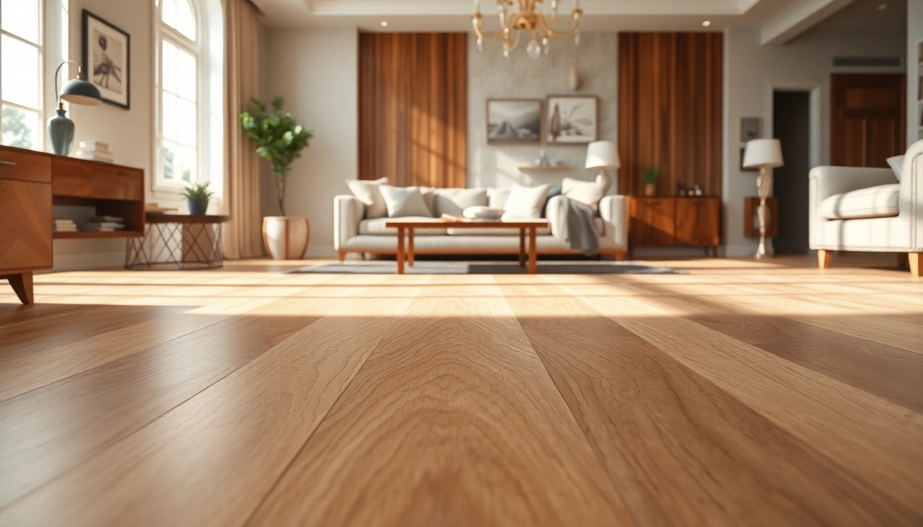 Showcase luxurious vinyl flooring near me in an elegant interior design setting.