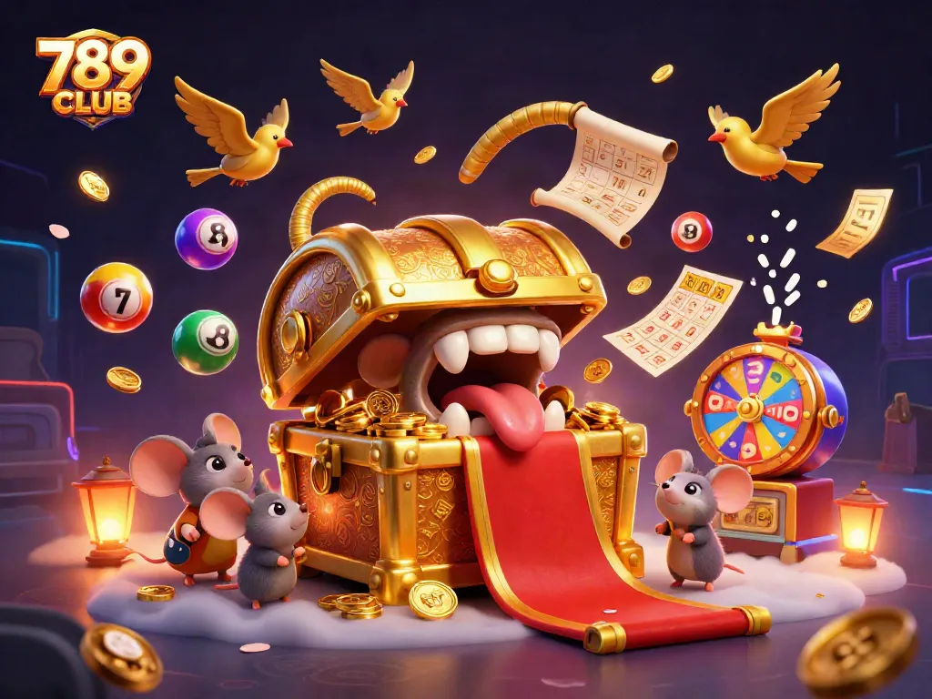 Join the excitement with 789CLUB's vibrant lottery action featuring colorful balls and dynamic visuals.