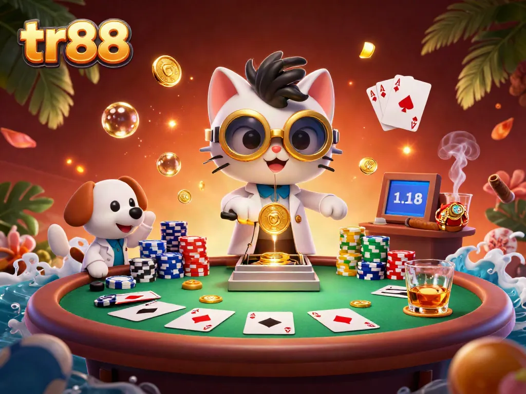 Experience the thrill of tr88 with a vibrant scene of exciting casino activities.