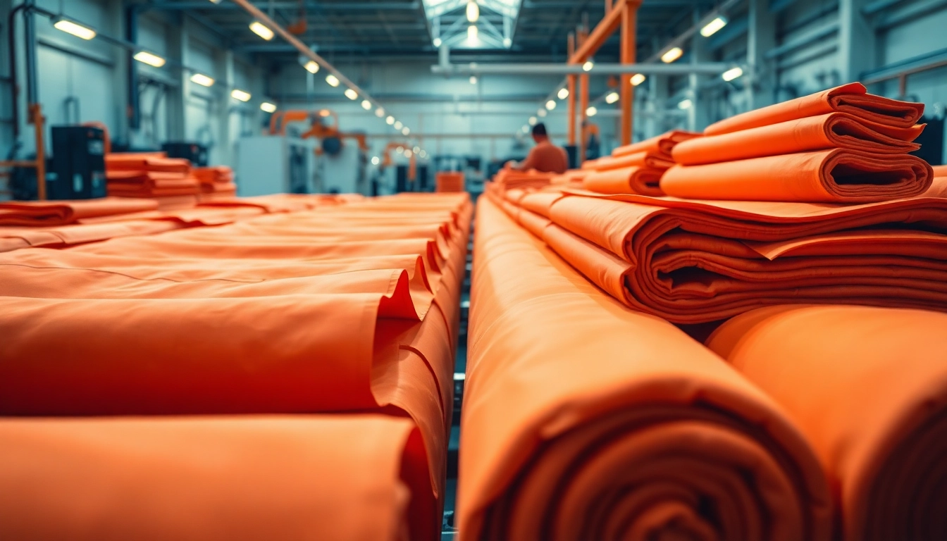 Car fire blanket manufacturer showcasing production equipment and flame-retardant materials.