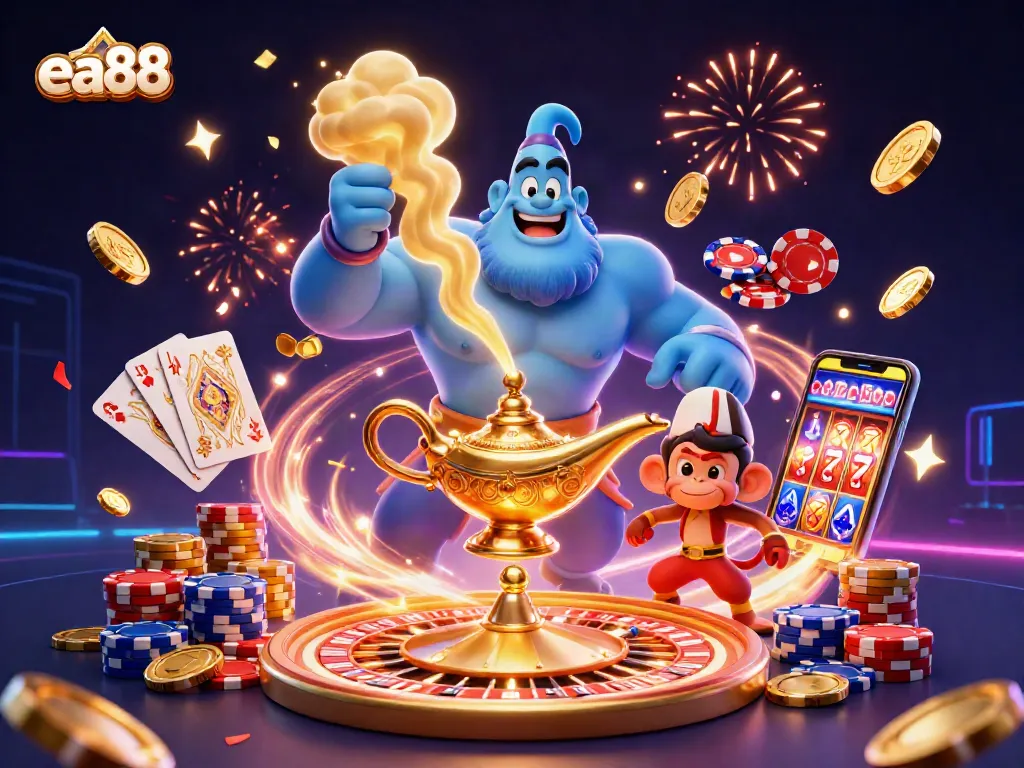 ea88 thu hút người chơi với một cảnh chính tả tuyệt đẹp từ casino, thể hiện những trò chơi hấp dẫn.