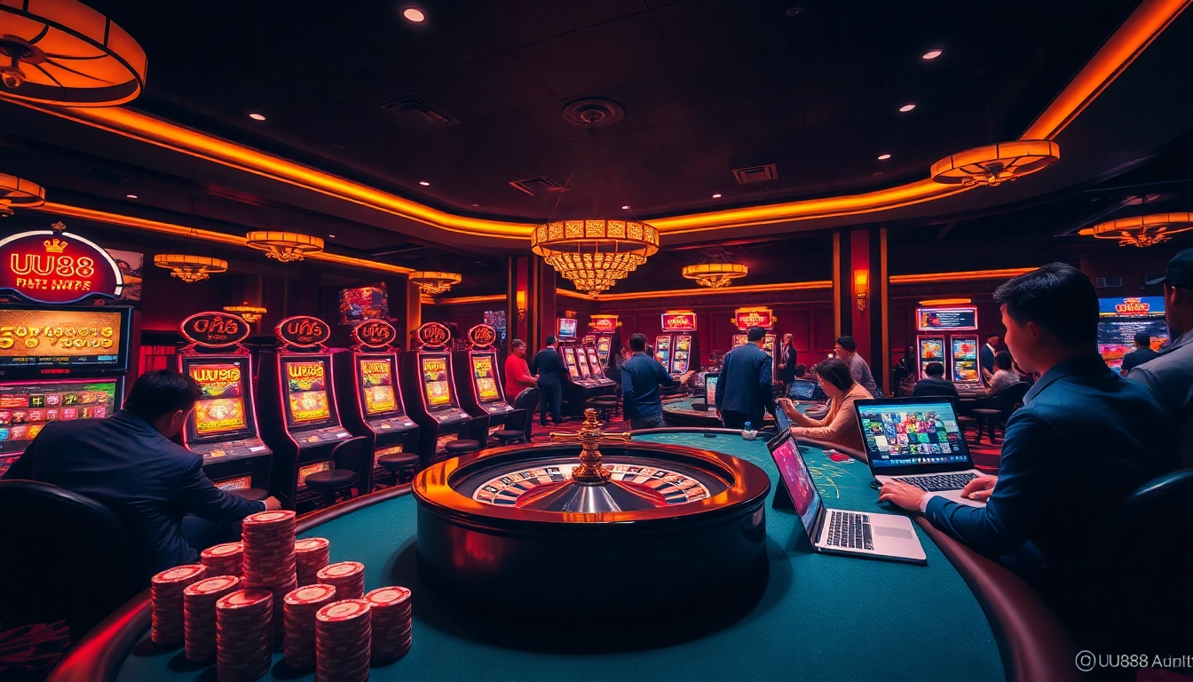 Experience the excitement of gambling at trang chủ uu88 with luxurious casino elements.