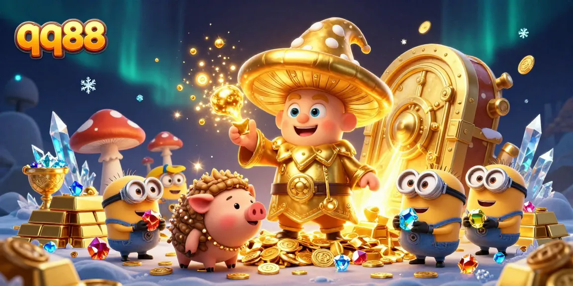Experience the magical world of qq88, where golden treasures and gem-filled adventures await in online gambling!
