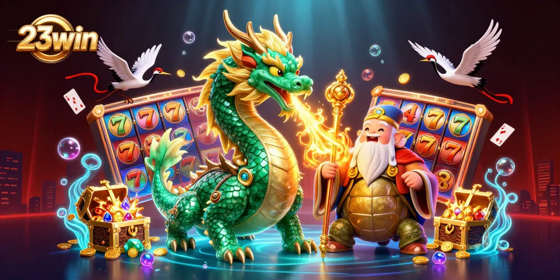 Experience the thrill of 23win with immersive slot games and vibrant casino elements.