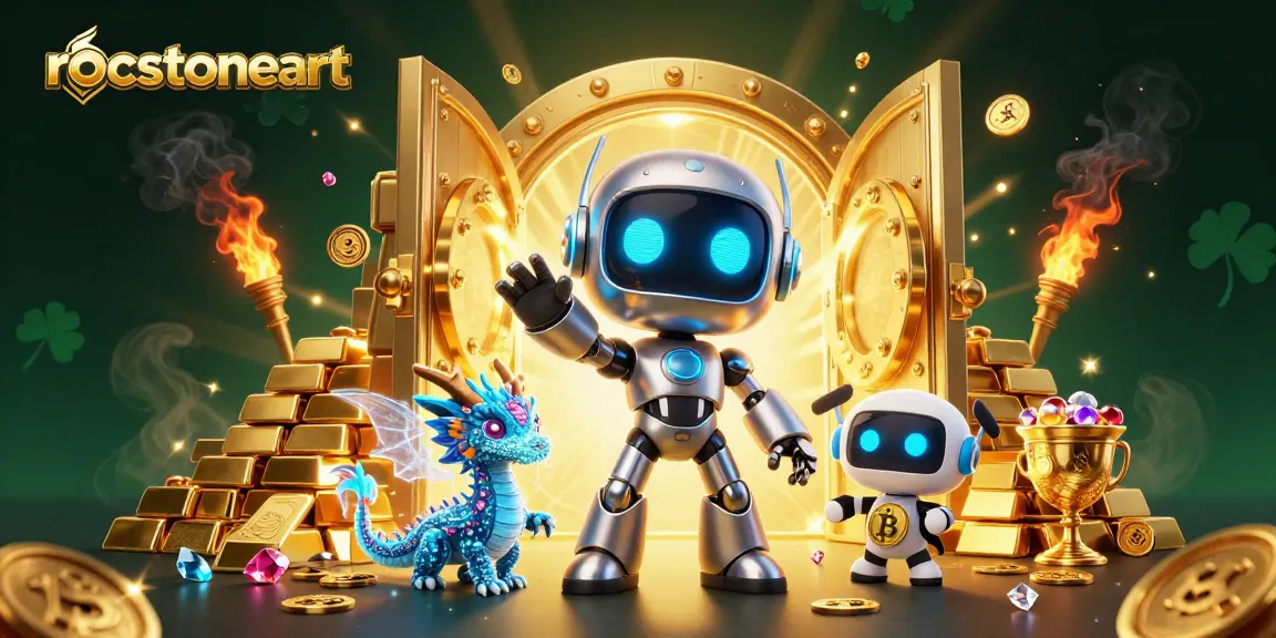 Players win with rocstoneart in a vibrant, engaging online gaming scene featuring dynamic neon characters.