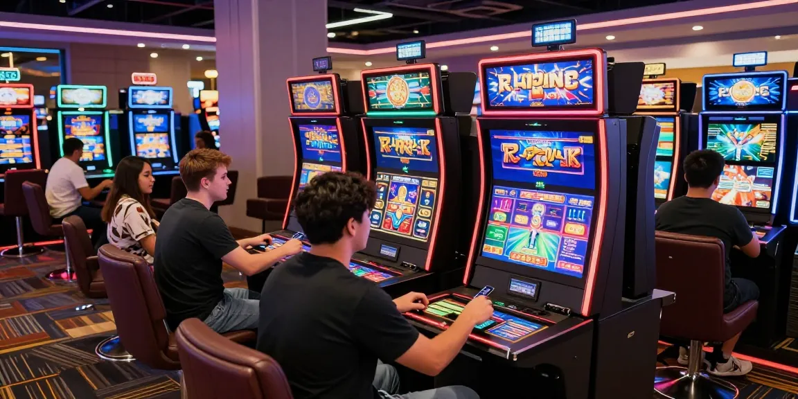 Engaging online gaming scene at https://mhfe.org.uk with players enjoying credit card casinos, lively atmosphere and exciting games.