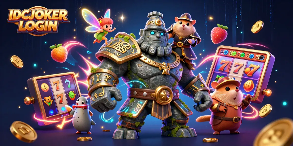 Engage with IDCJOKER LOGIN through thrilling slot games featuring adventurous characters and dynamic elements.