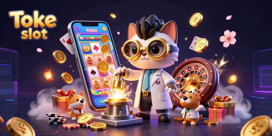 Experience the thrill of Toke slot with 3D casino characters creating excitement and jackpots.