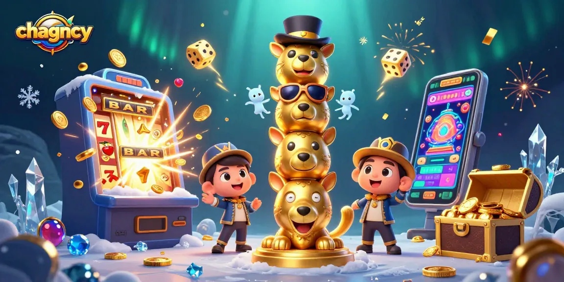 Experience thrilling jackpot wins with bonus buy slots at chagency's vibrant casino illustration.