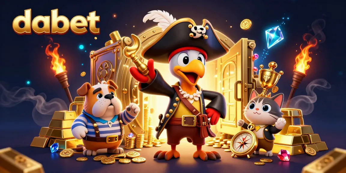 Capture exciting entertainment with dabet, featuring dynamic casino characters and treasures.