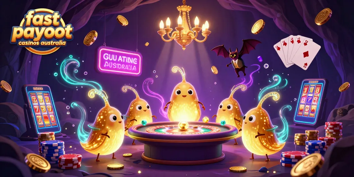 Experience fast payout casinos Australia with entertaining glowworms and captivating casino elements.