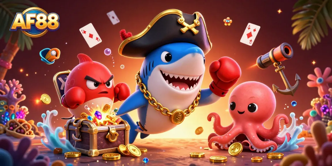 Engage with AF88's thrilling online casino adventures featuring vibrant characters and dynamic gaming elements.