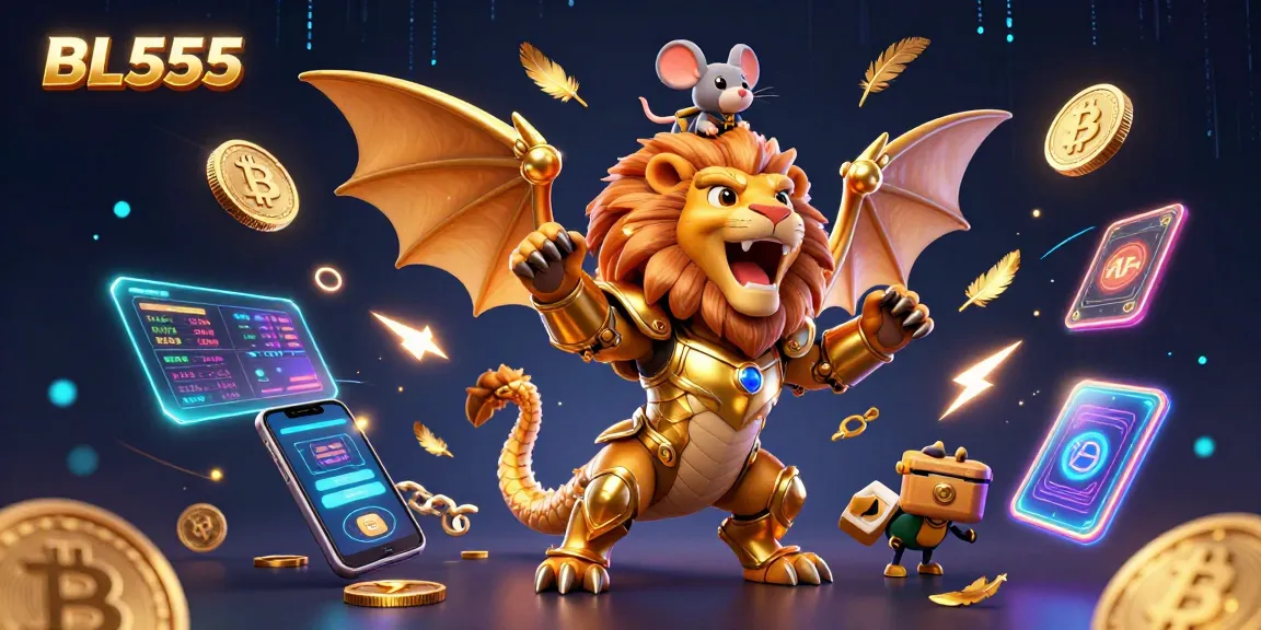 Experience thrilling gaming action at BL555 with a chimera creature embodying the essence of victory.