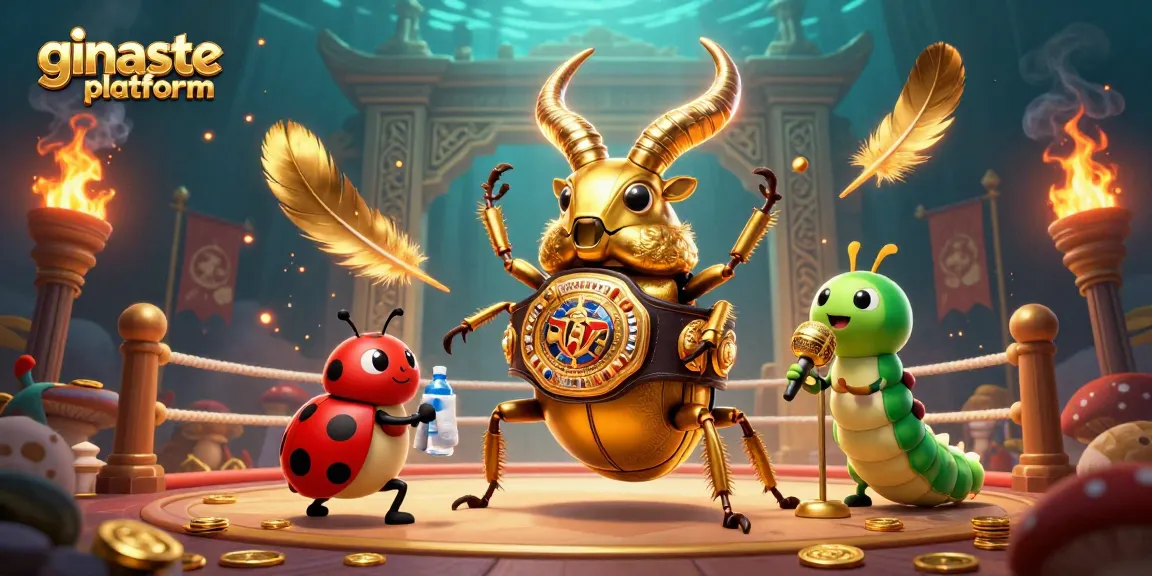 Experience thrilling action on the ginaste platform with vibrant 3D characters and casino elements.
